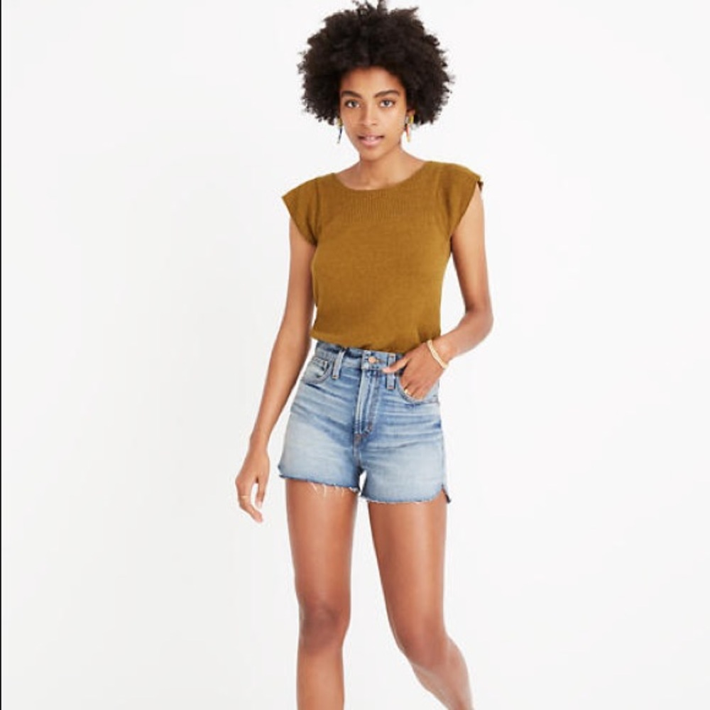 NWT Madewell high waisted jean shorts